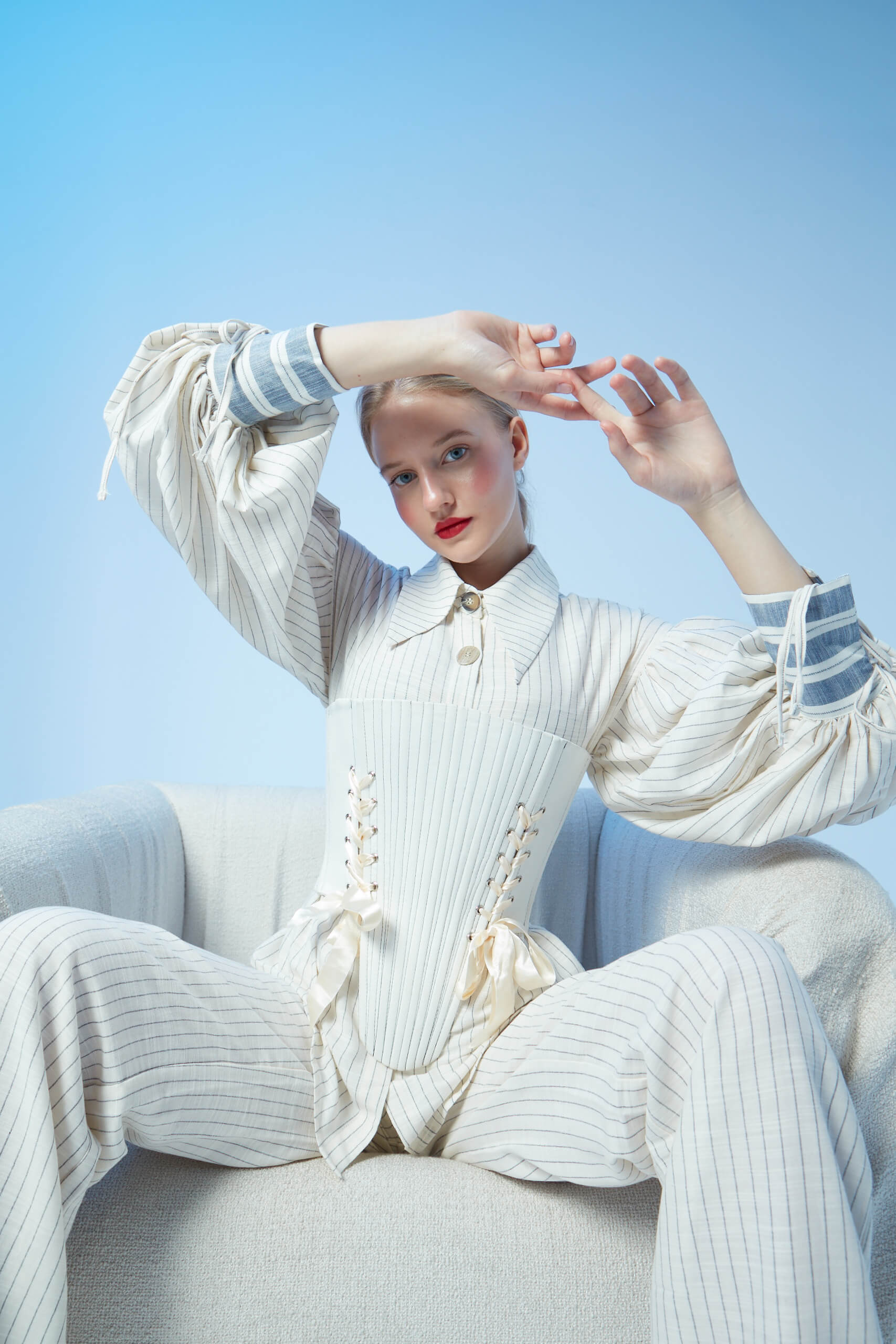 Marie Ekru Korse Set