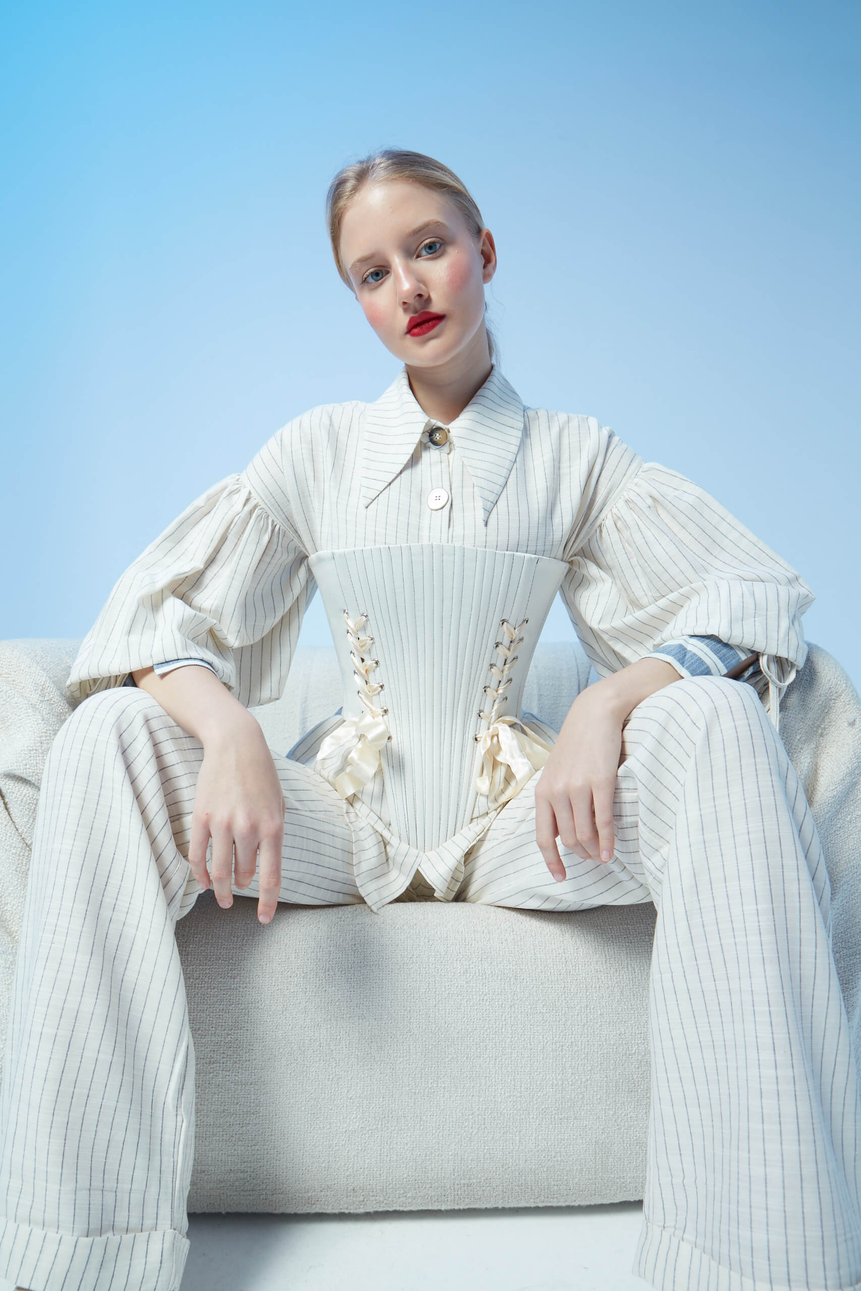 Marie Ekru Korse Set