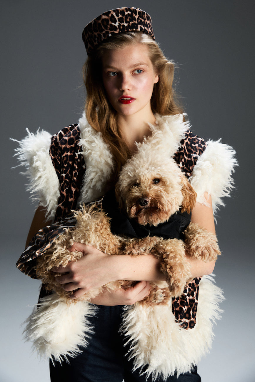 Milka Leopar Çift Taraflı Yelek