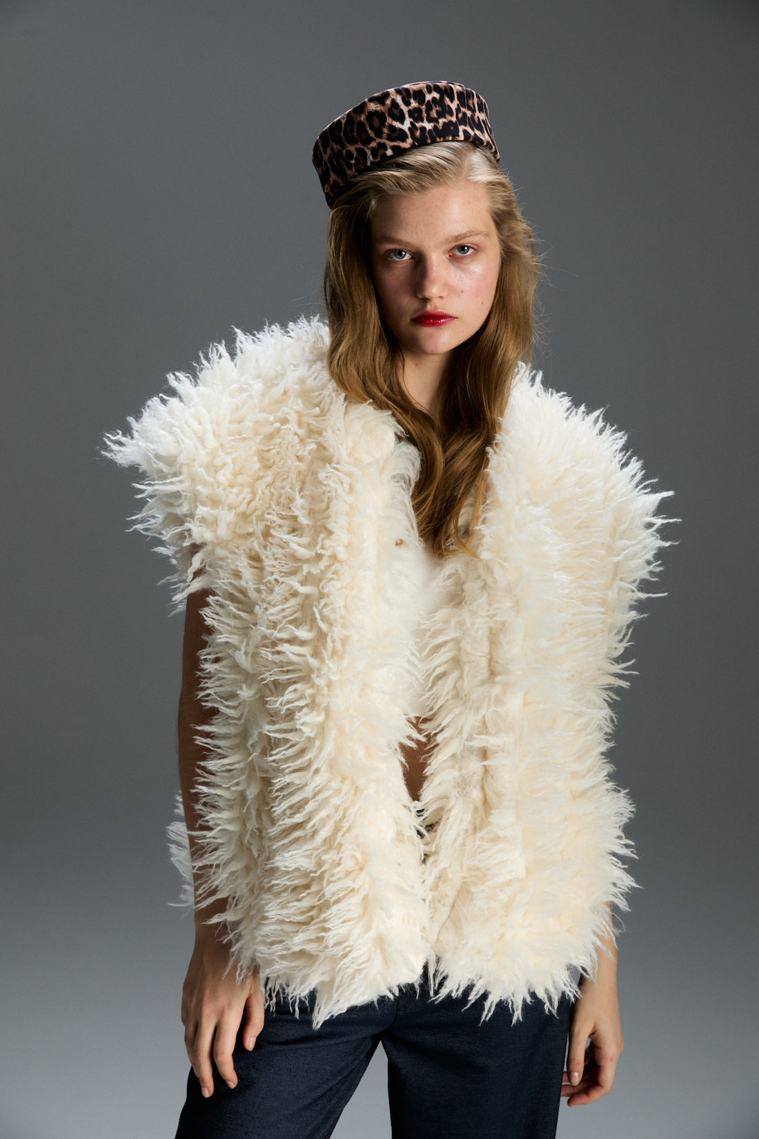 Milka Leopar Çift Taraflı Yelek