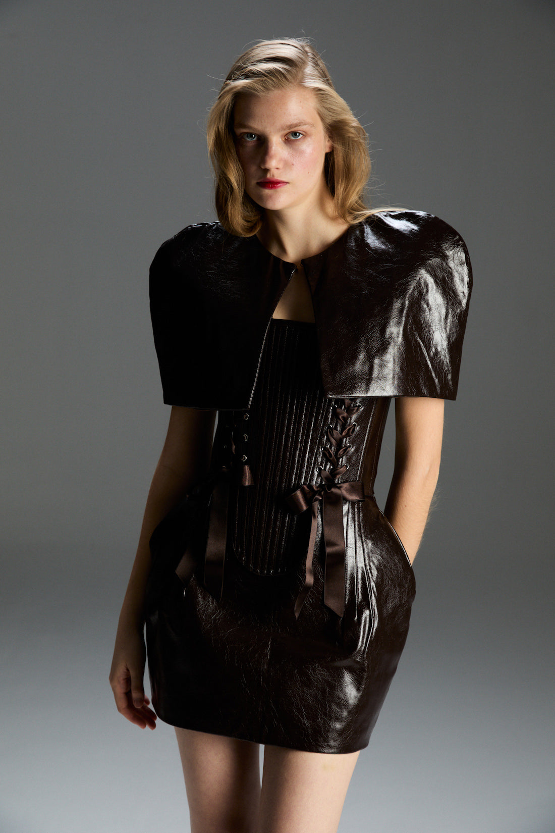 Aria Kahverengi Deri Etek