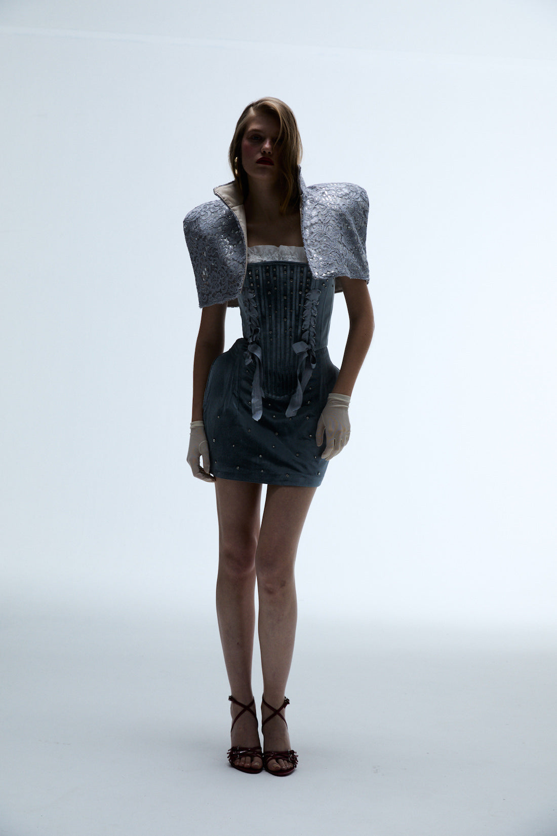 Sienna Işıltılı Pelerin