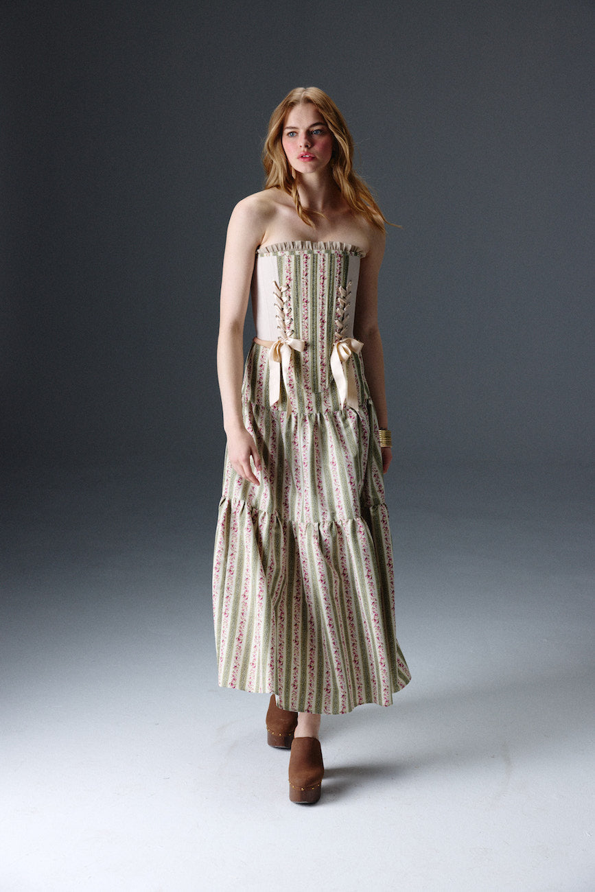 Marie Floral Korse Set