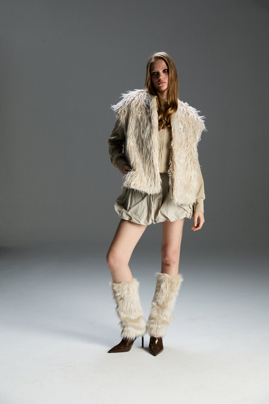 Milka Çiçekli Çift Taraflı Yelek