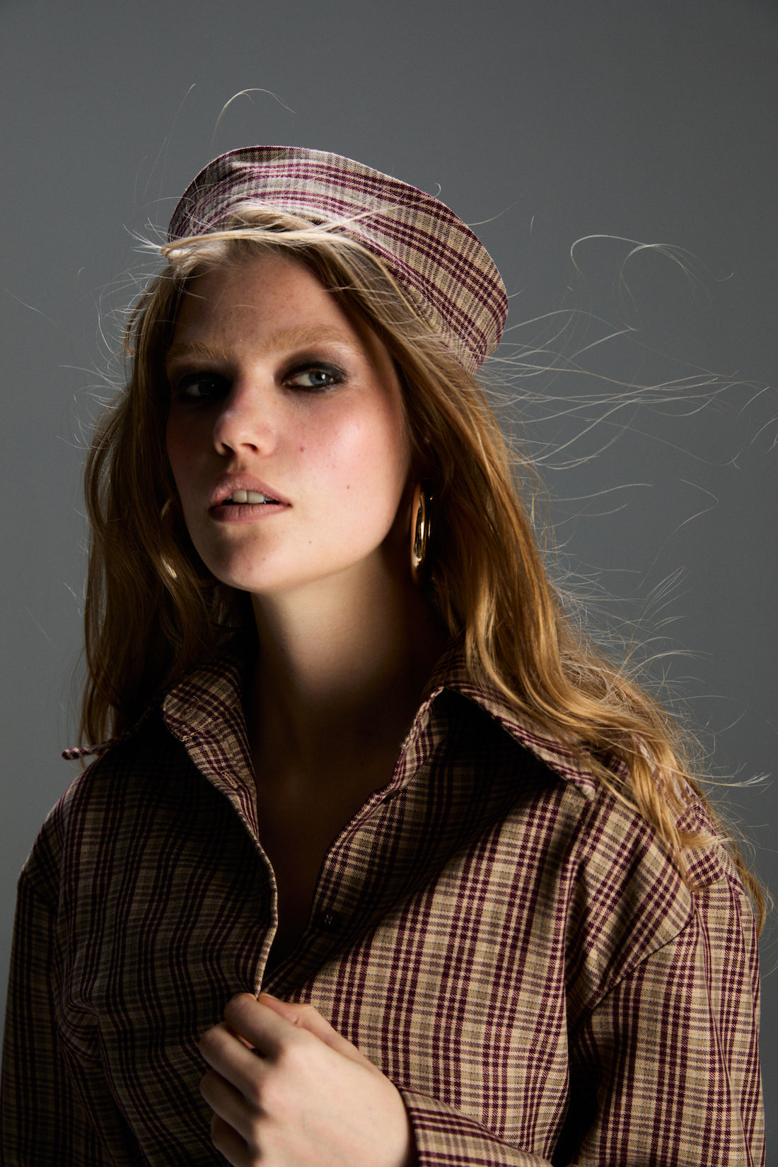 Flora Ekoseli Şapka