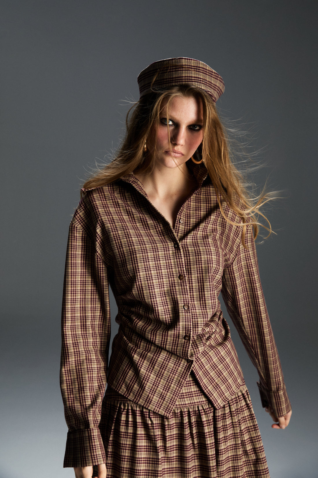 Flora Ekoseli Şapka