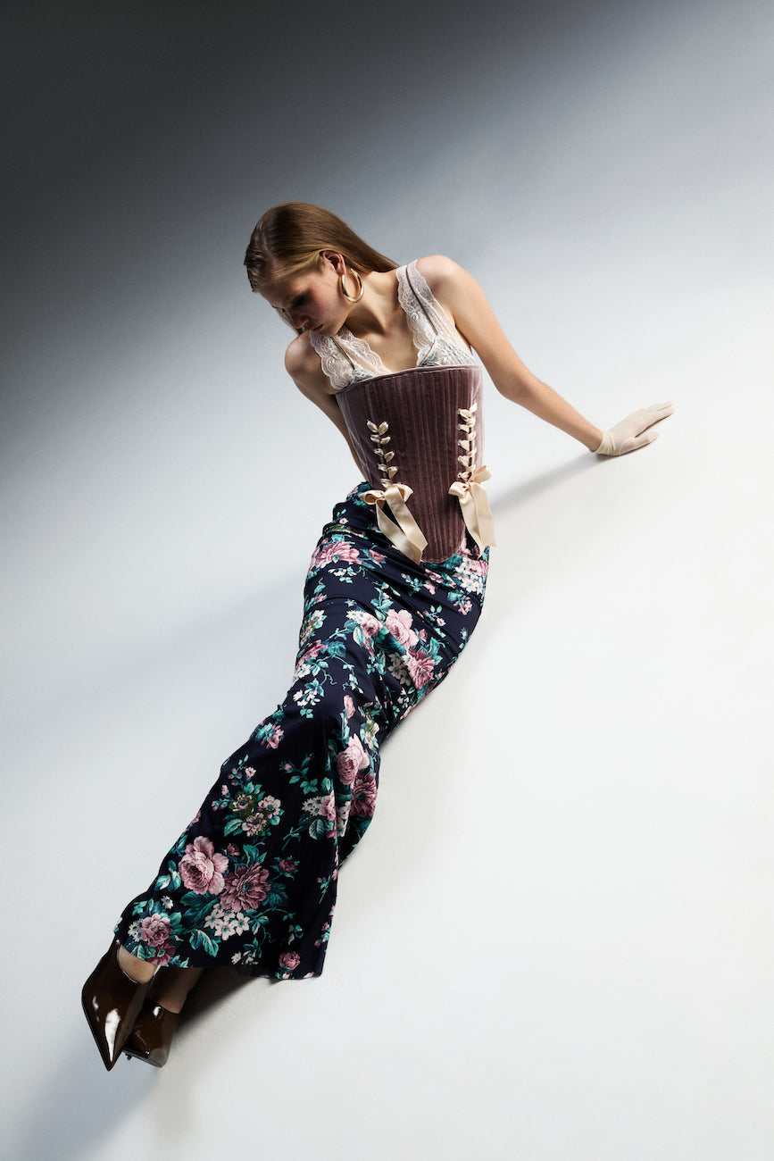 Shell Çiçekli Etek