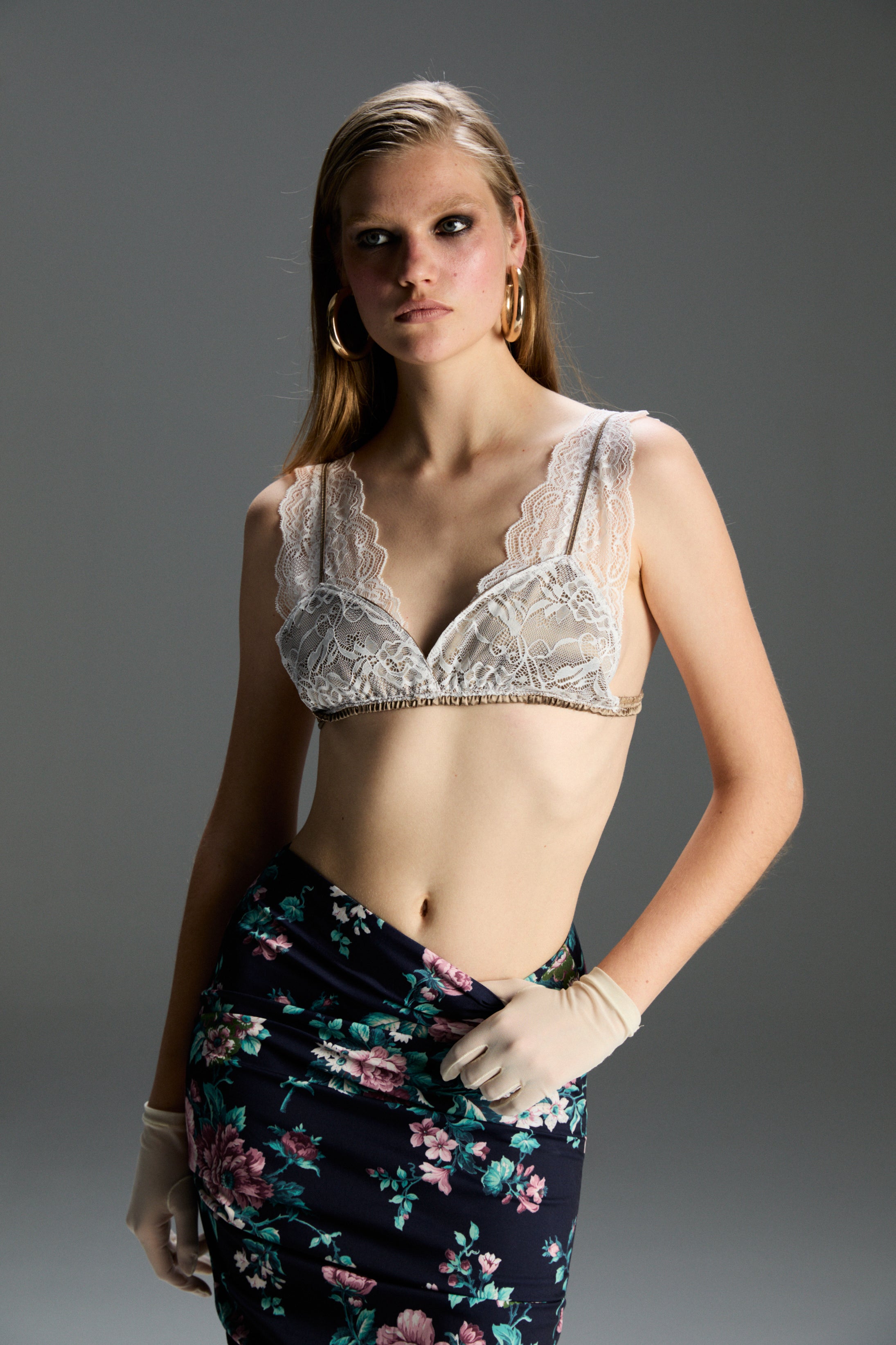 Shell Çiçekli Etek