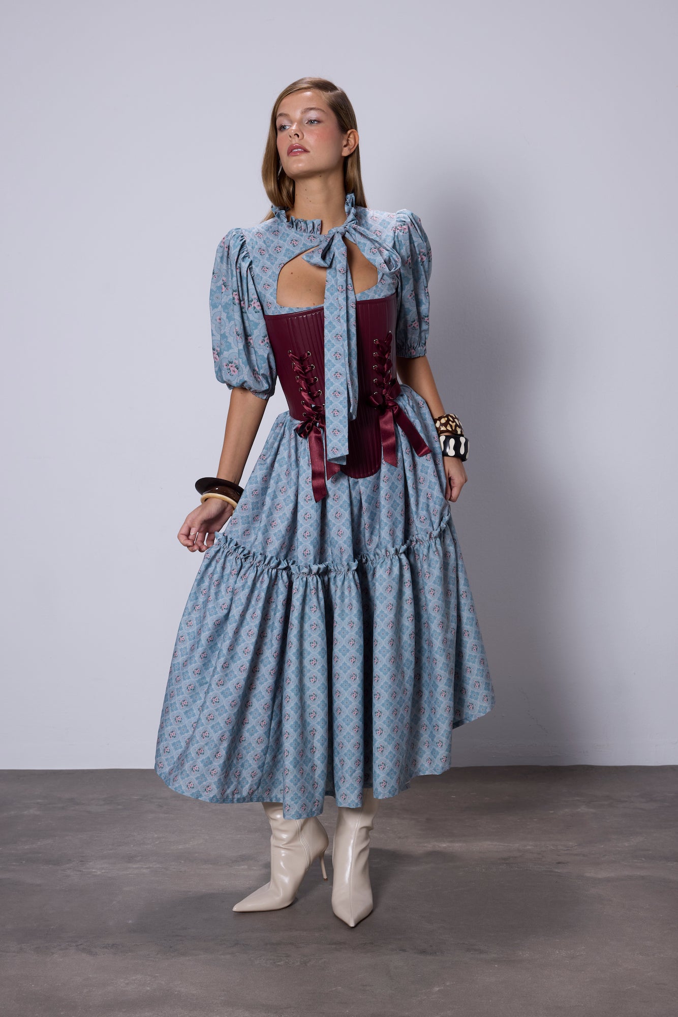 Marie Bordo Deri Korse Set