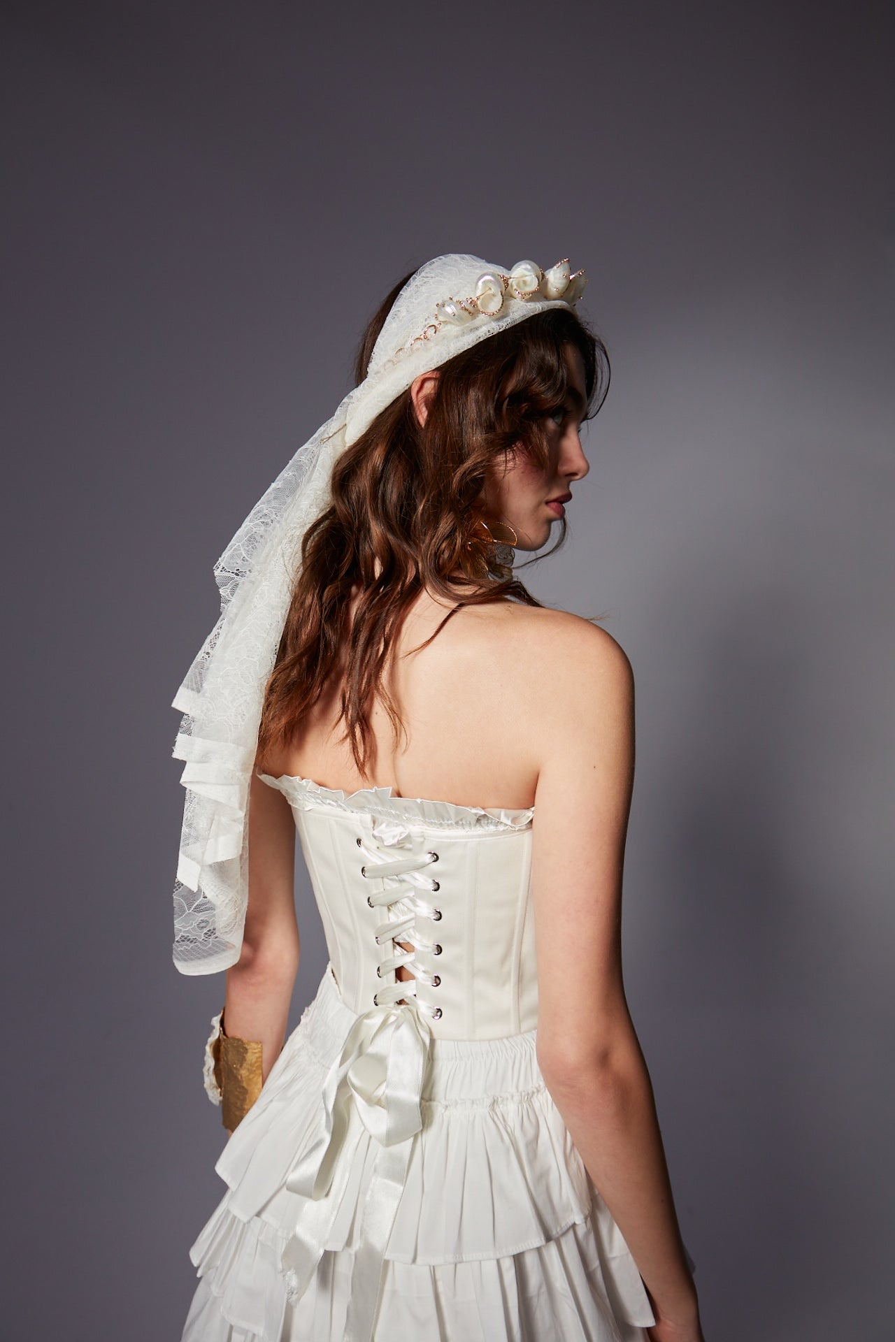 Gloria Ekru Korse Set