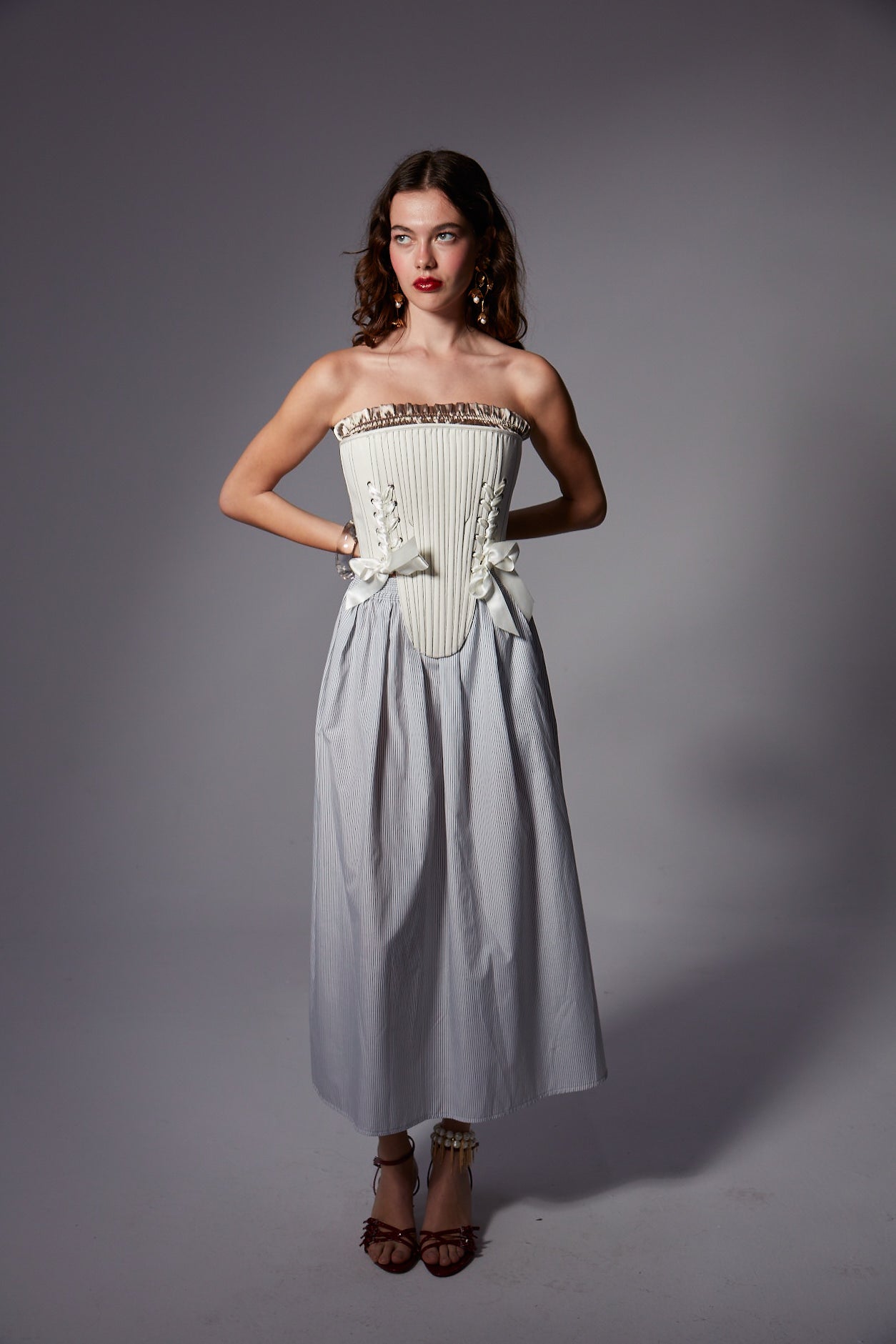 Marie Corset/Mink Crop Set
