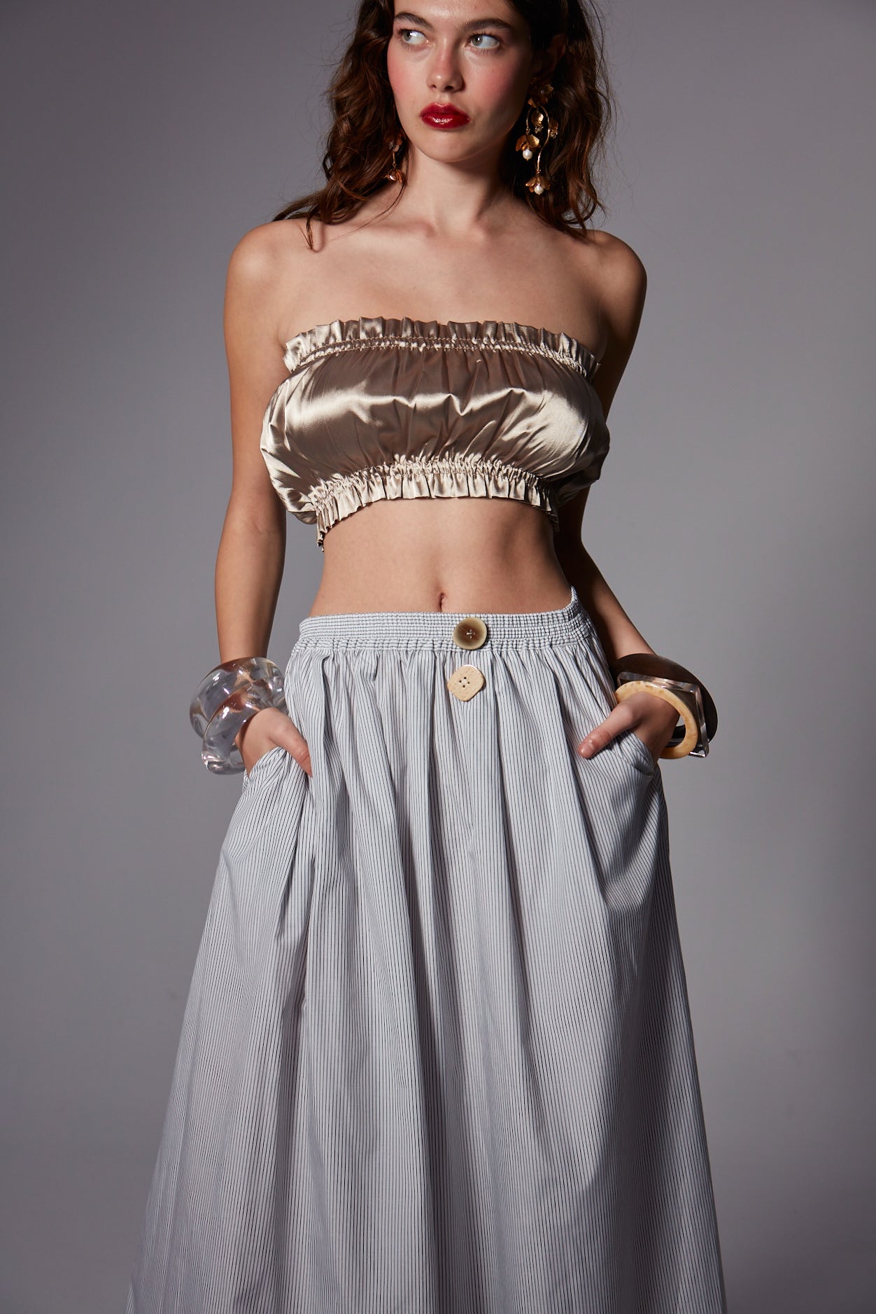 Marie Korse/Vizon Crop Set