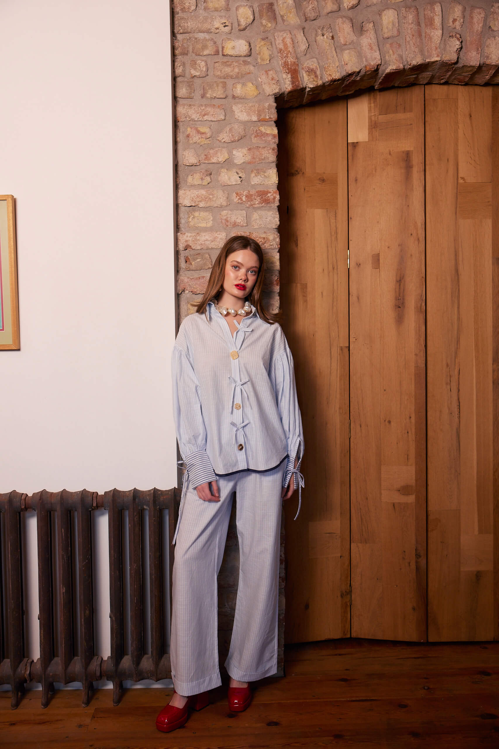 Marine Çizgili Gömlek