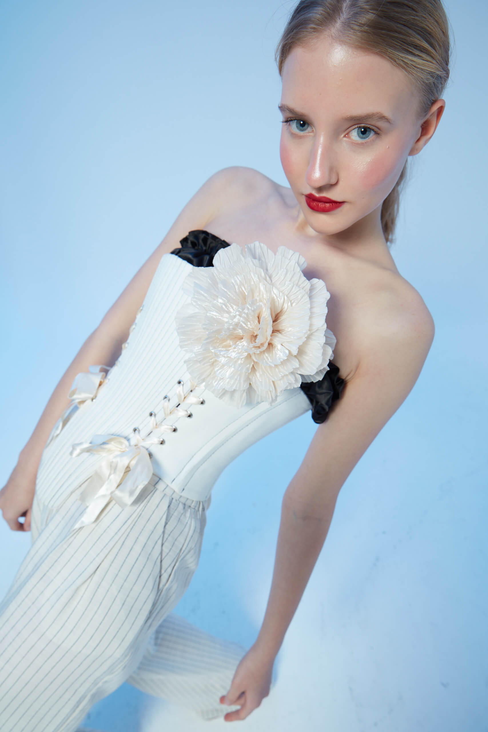 Cream Brooch