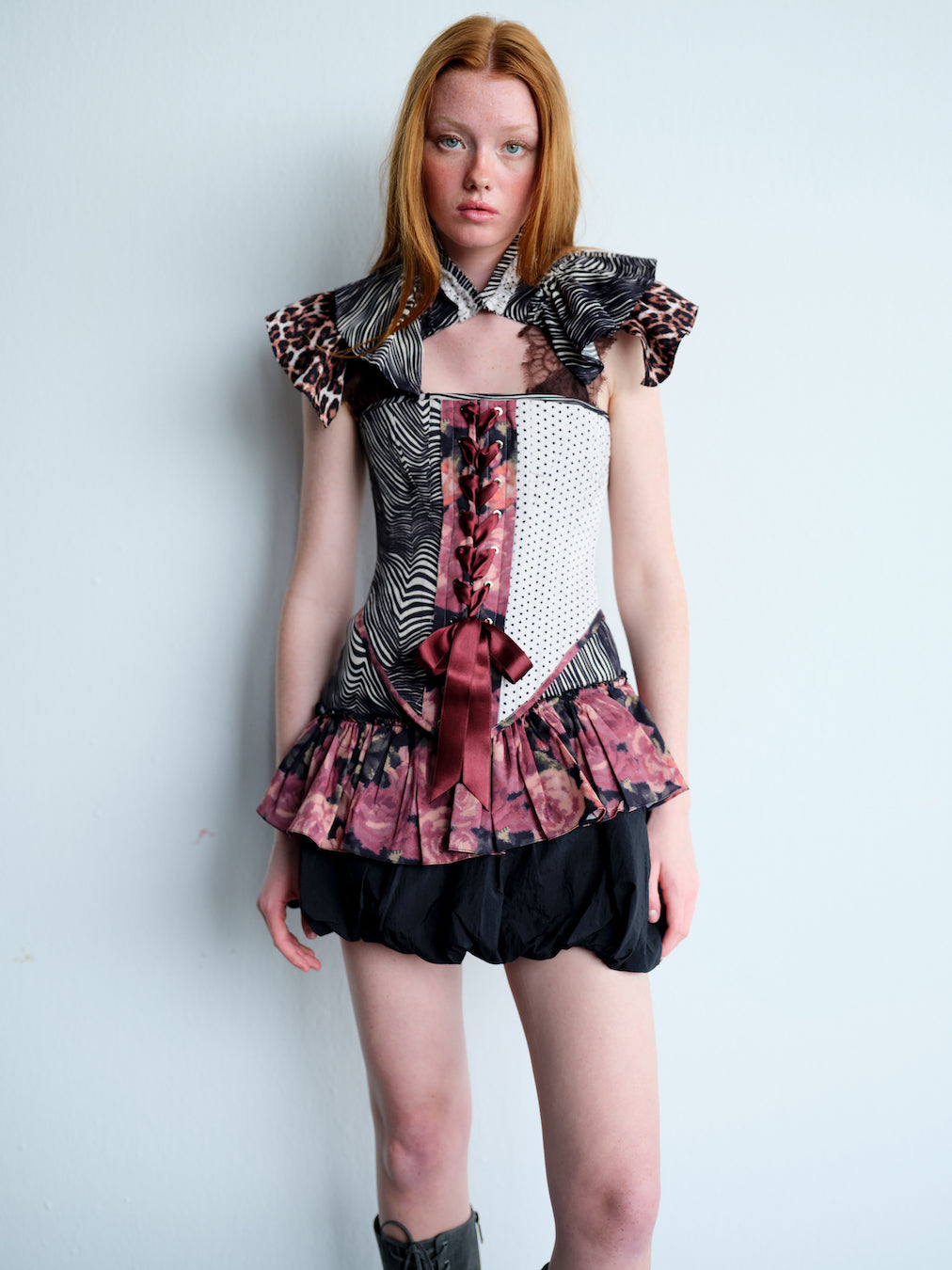 Robin Zebra Corset Set