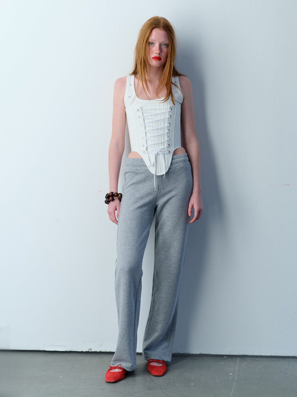 Luna Beyaz Korse Set