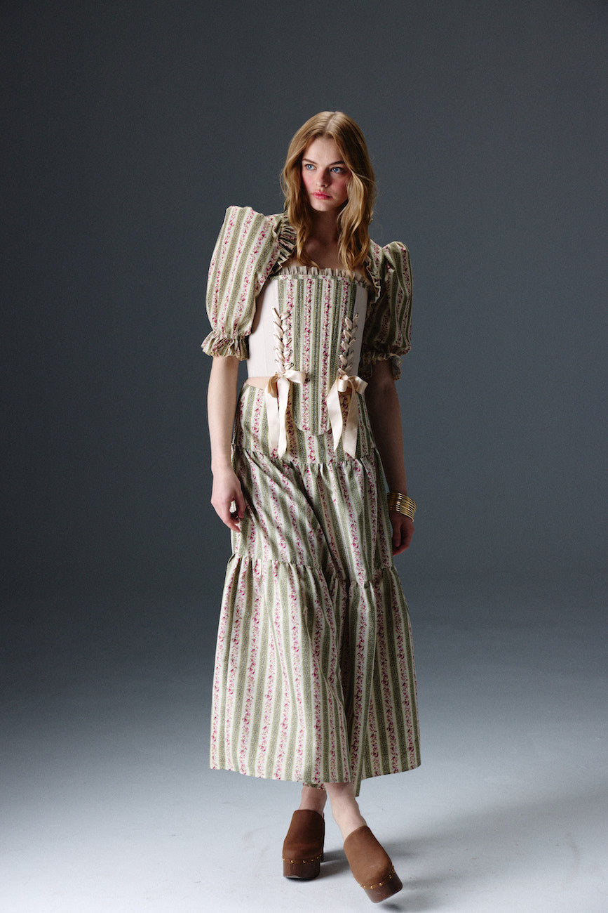 Rosewood Floral Bolero Üst