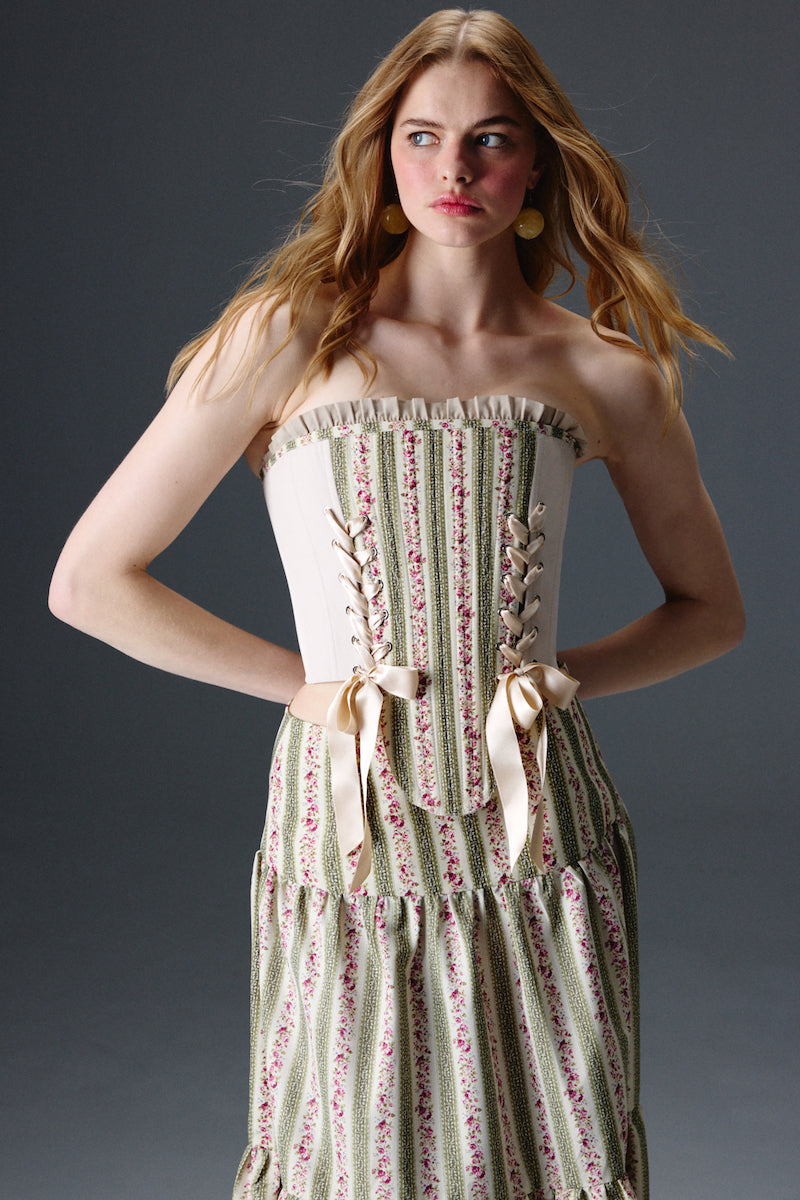 Marie Floral Korse Set