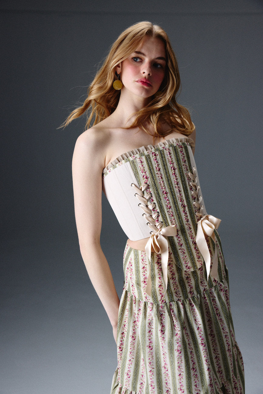 Marie Floral Korse Set