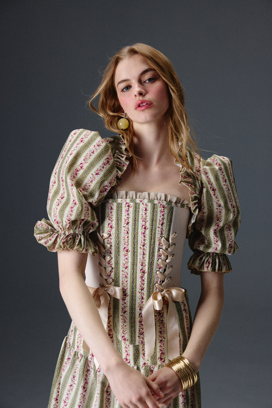 Rosewood Floral Bolero Üst
