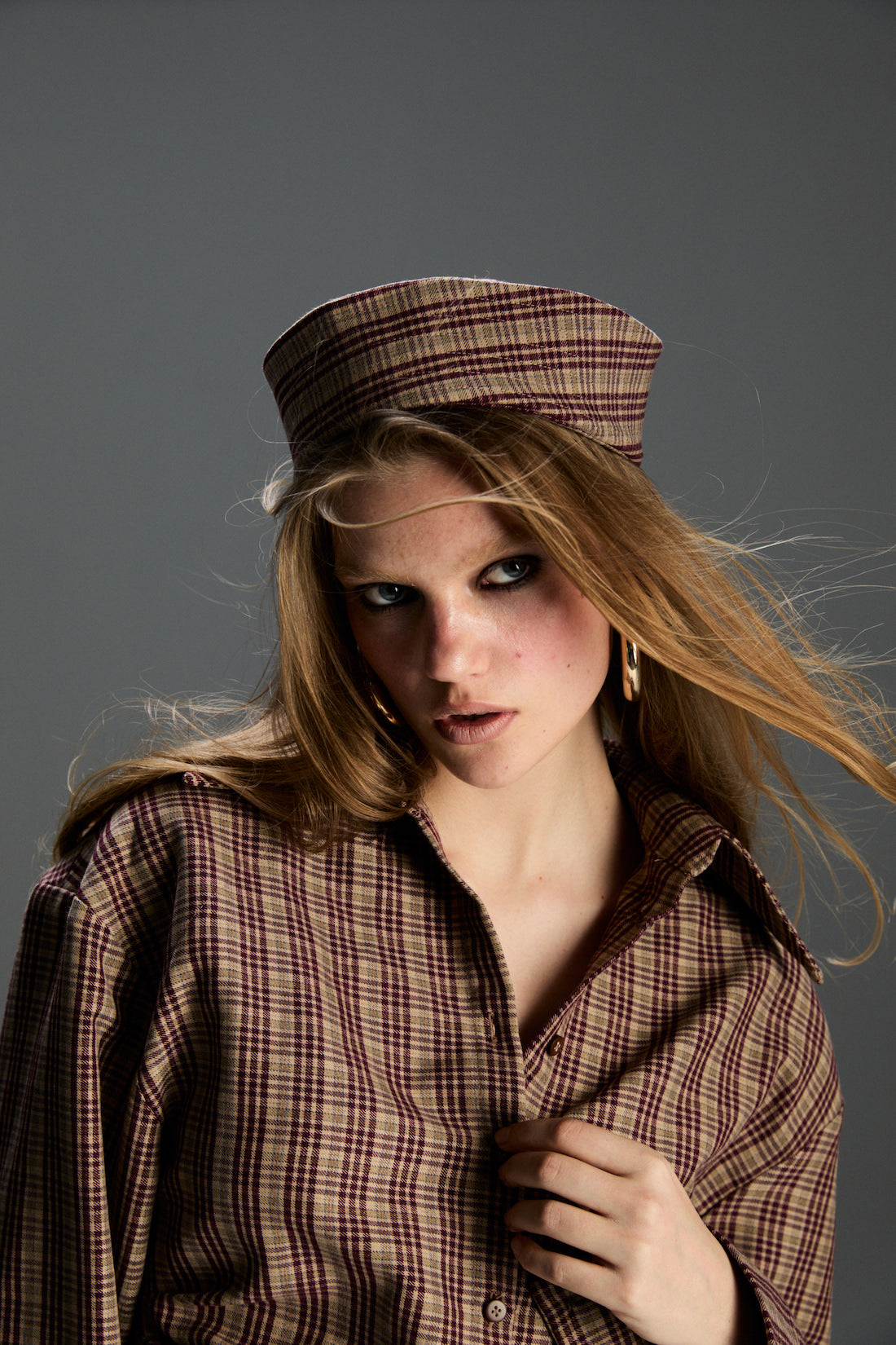 Flora Ekoseli Şapka