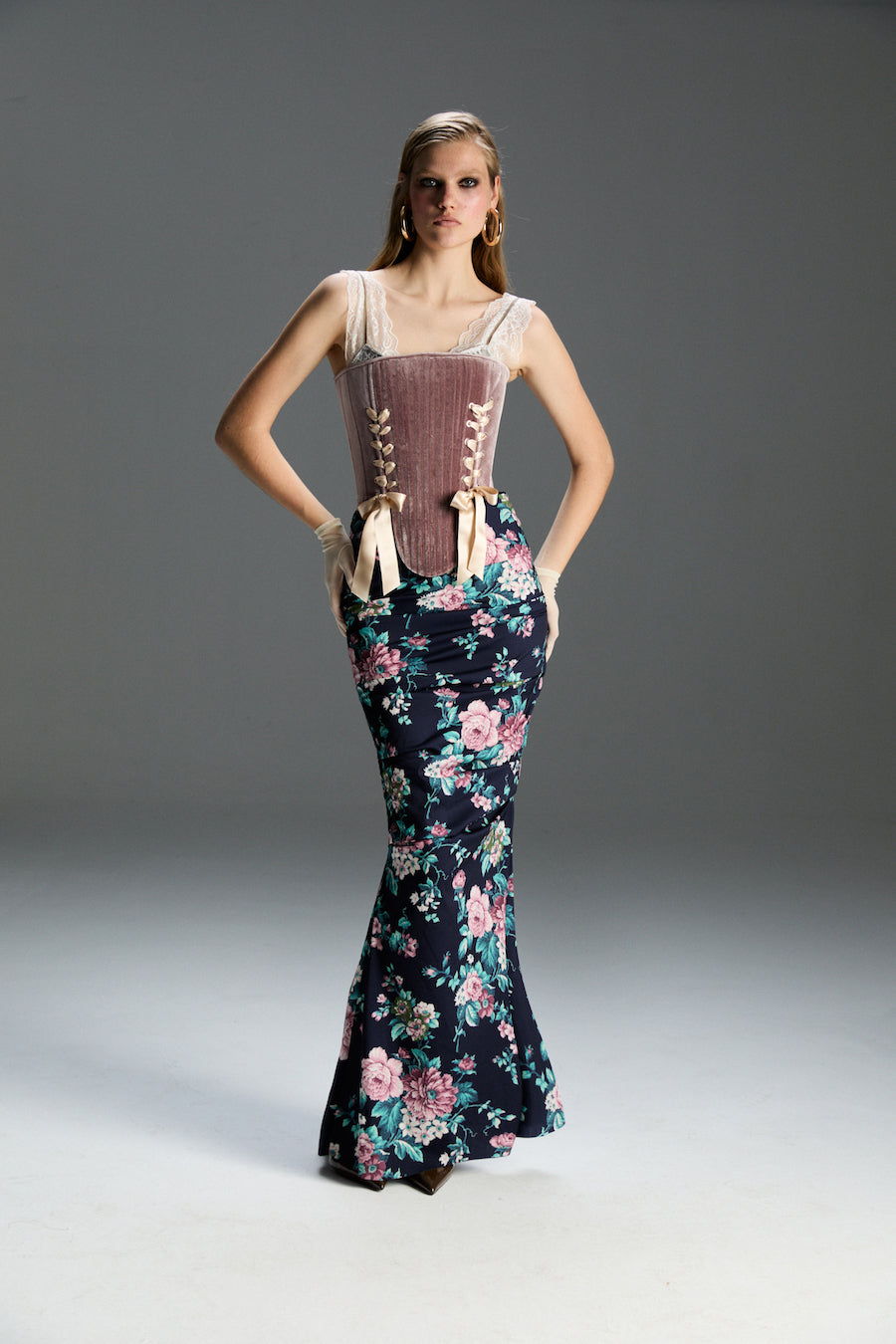 Marie Gül Kurusu Korse Set