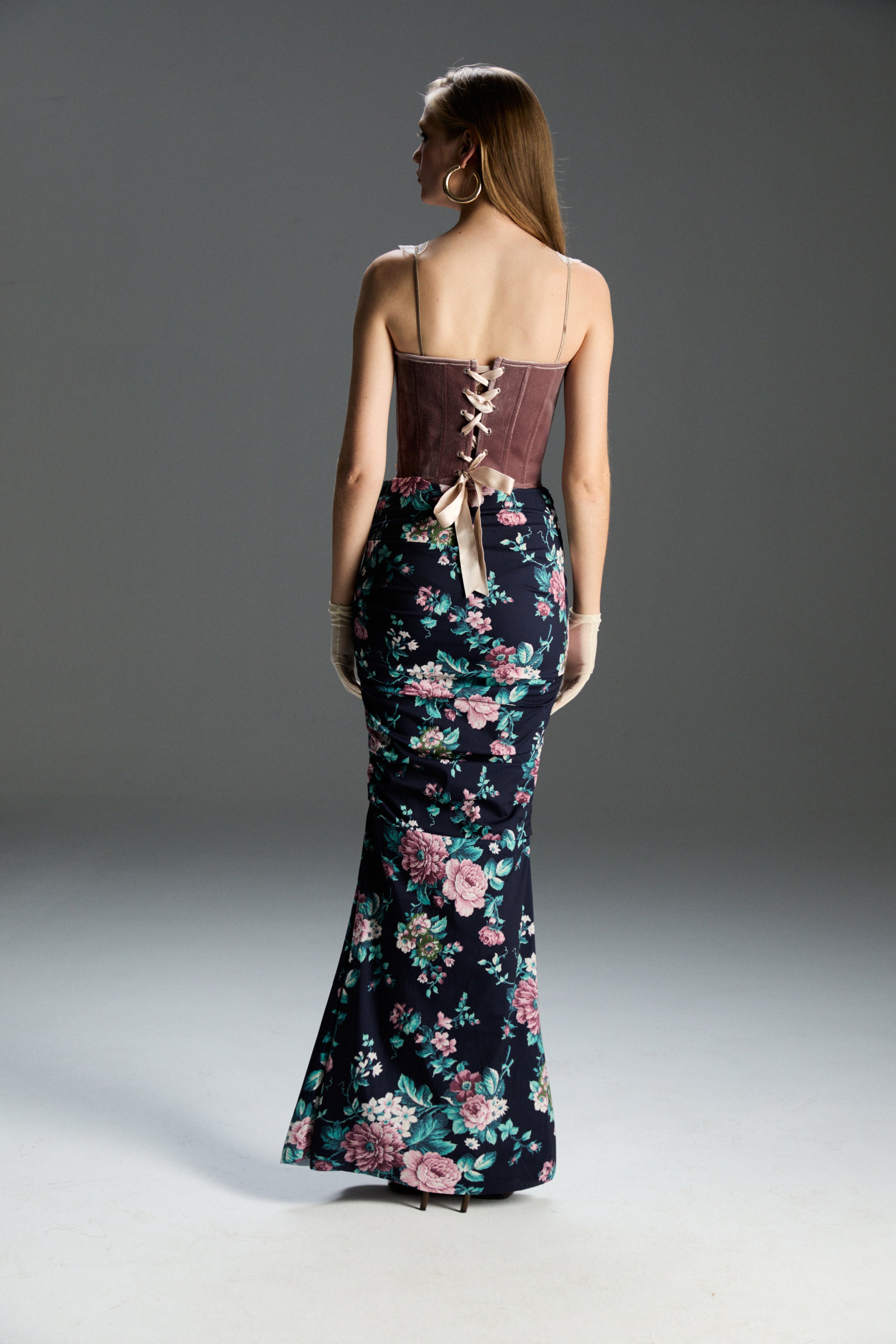 Shell Çiçekli Etek