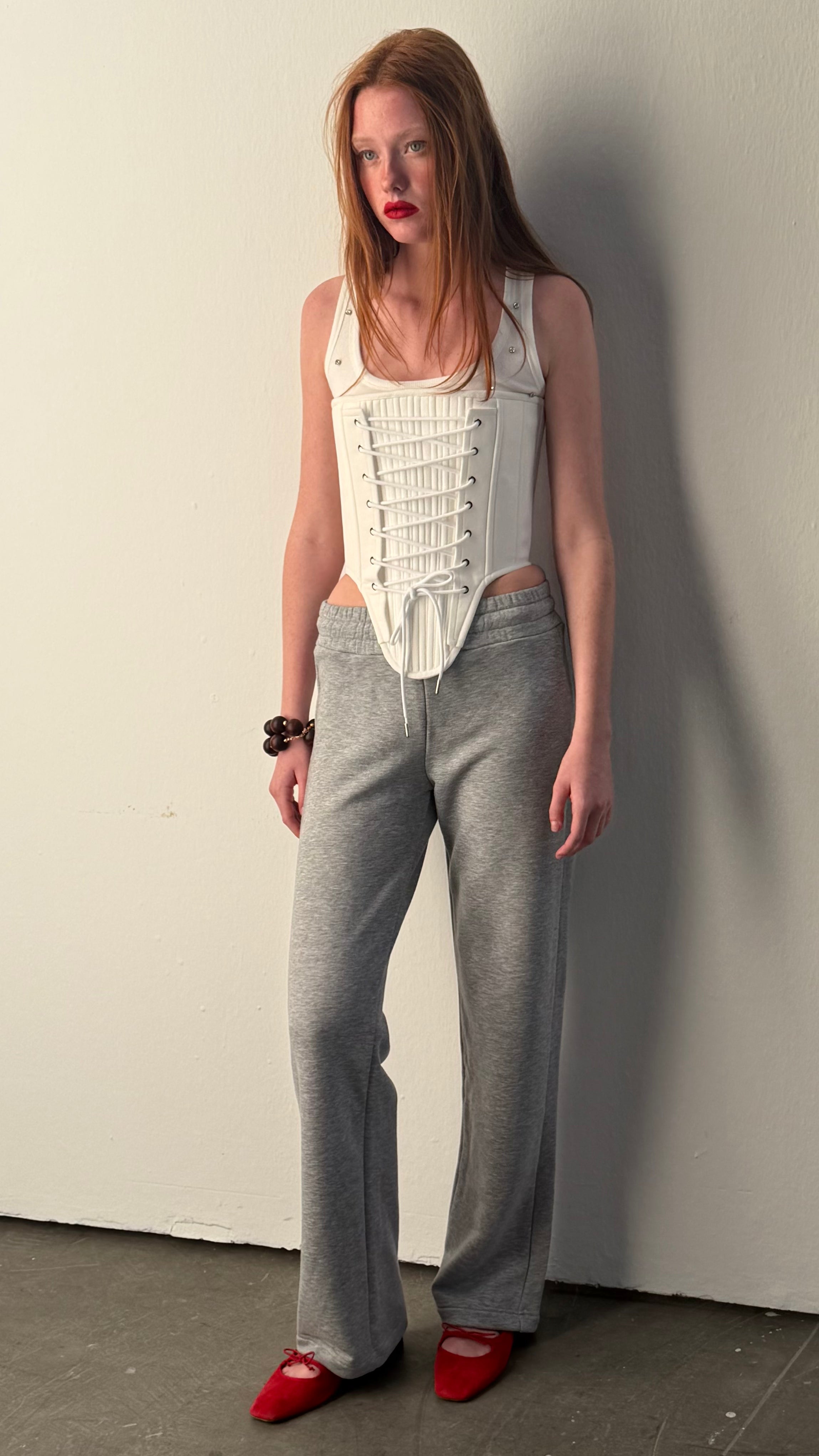Luna Beyaz Korse Set